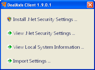 Windows XP menu